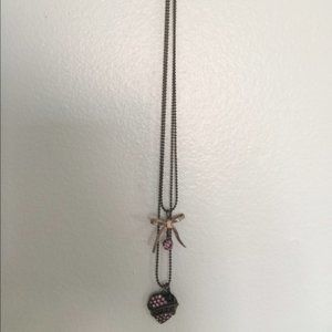 2 chain betsy johnson necklace